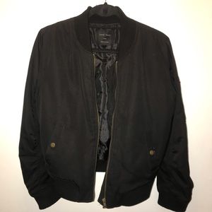 Women’s Black Bomber Jacket